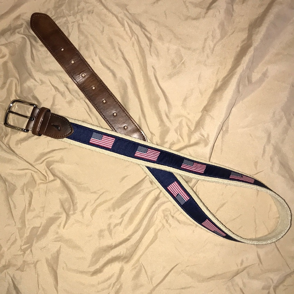 Nautica American Flag Belt